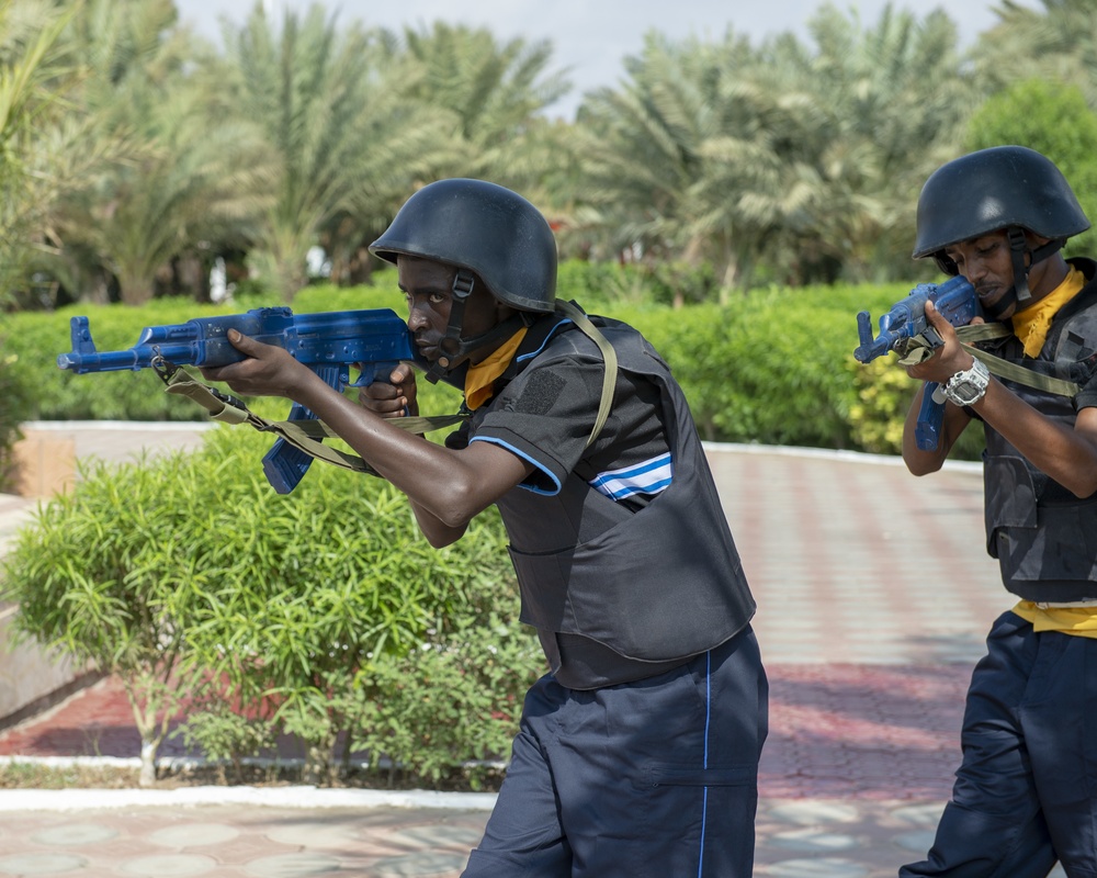 Somalia Police Force graduation in Djibouti