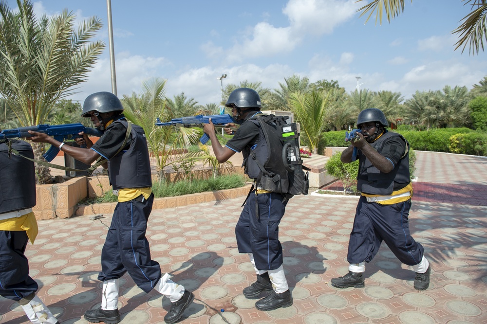 Somalia Police Force graduation in Djibouti