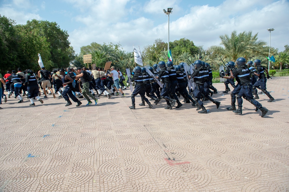 Somalia Police Force graduation in Djibouti