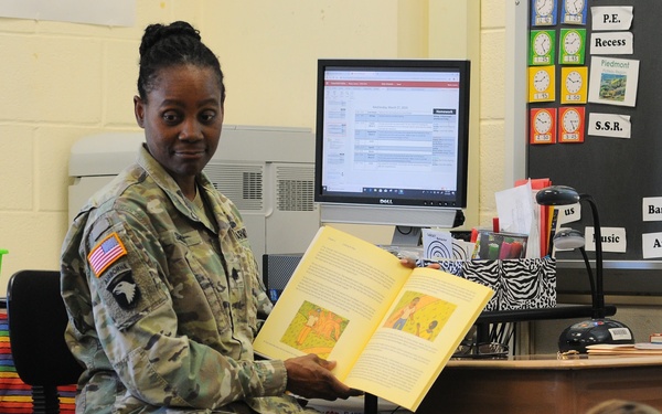 Liberty Soldiers Promote Literacy in Children