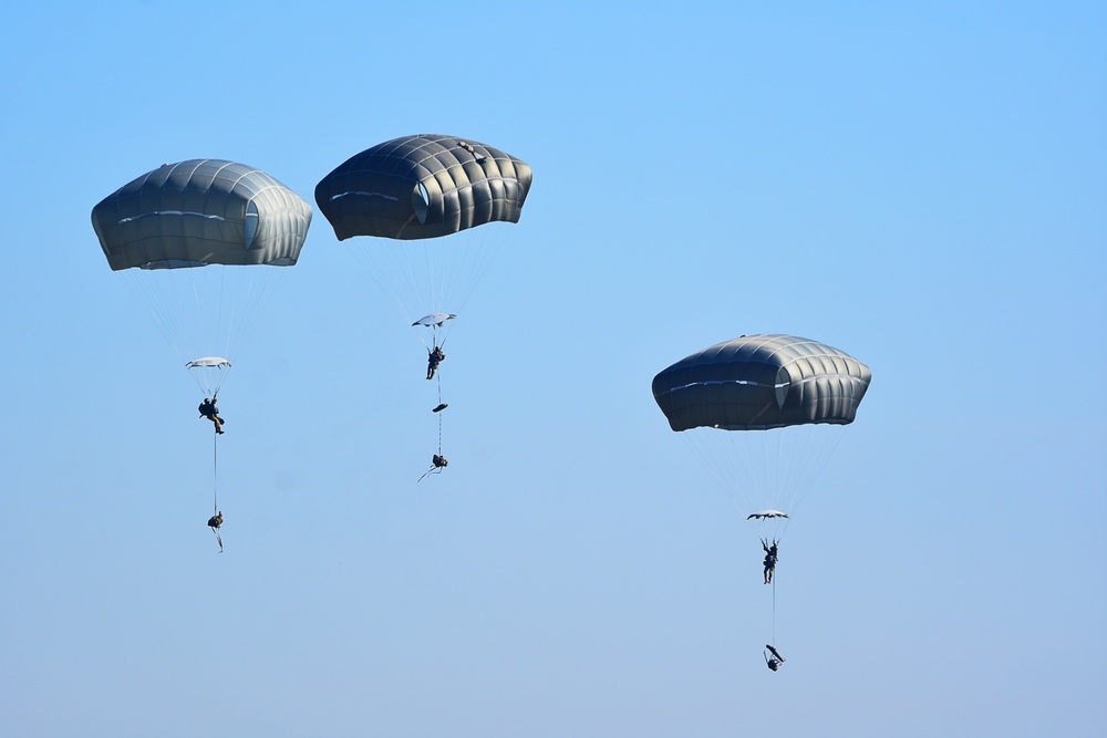 Sky Soldiers conducting jump operations