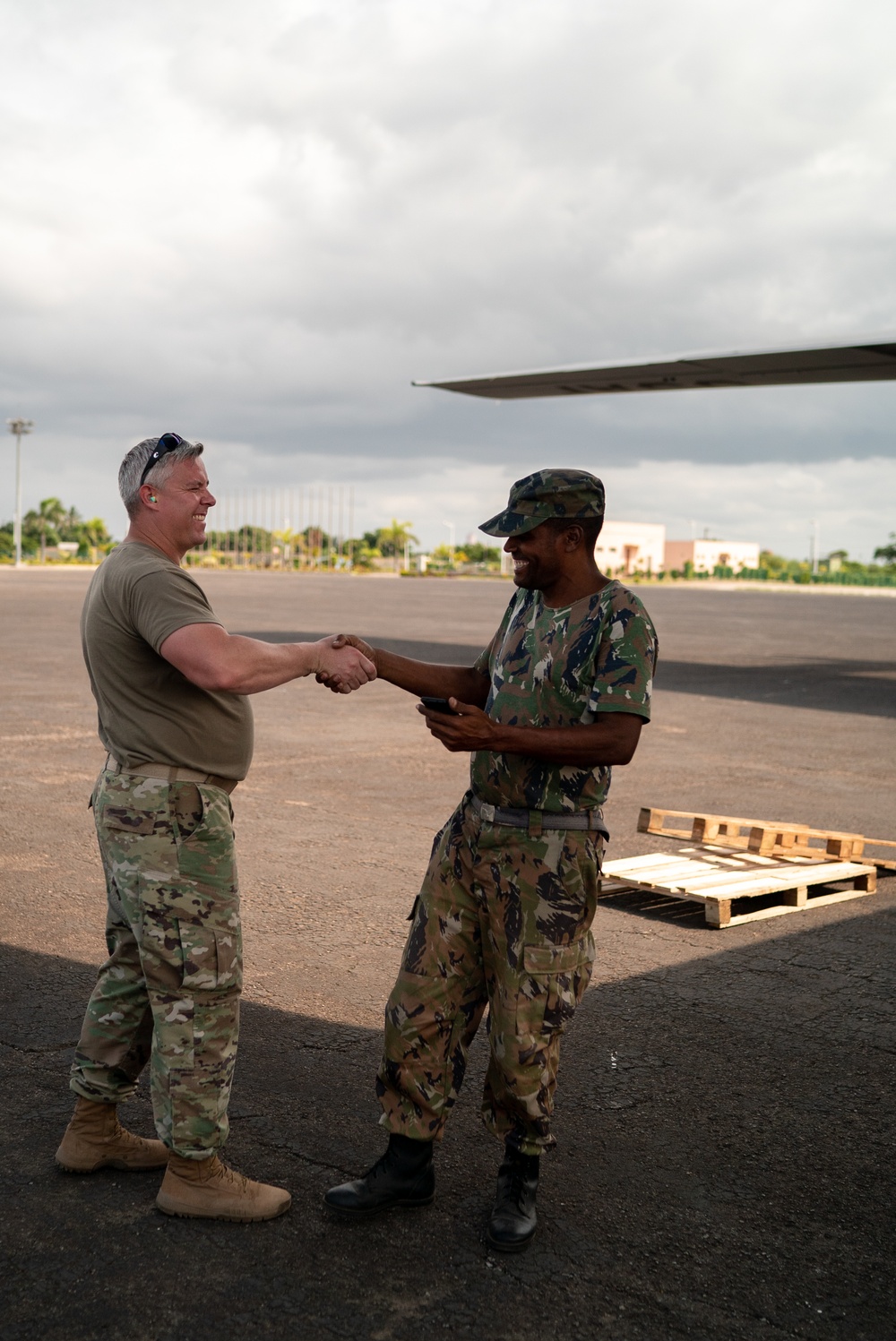 U.S. Military Delivers Humanitarian Relief Supplies In Mozambique