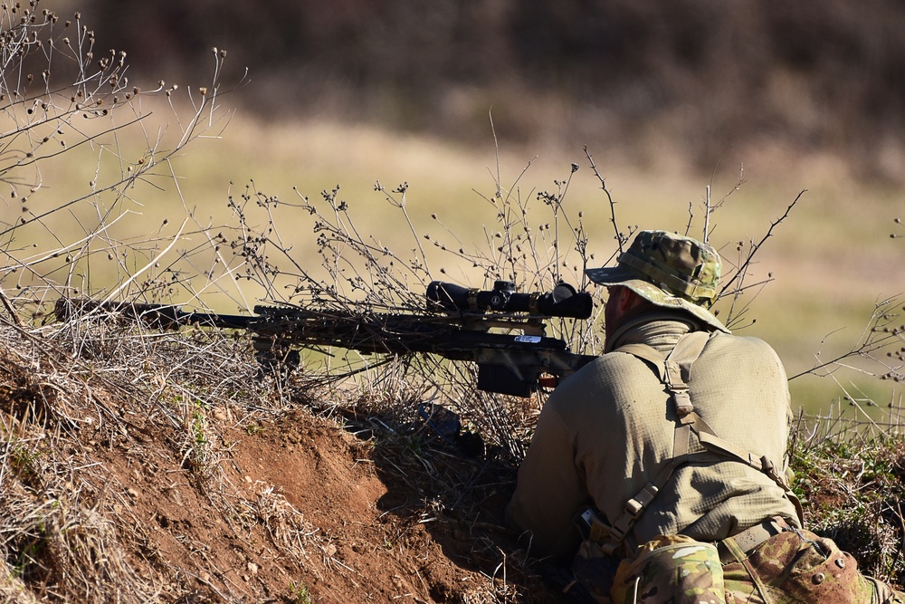 Sky Soldier Scouts and Snipers conduct exercise Eagle Sokol