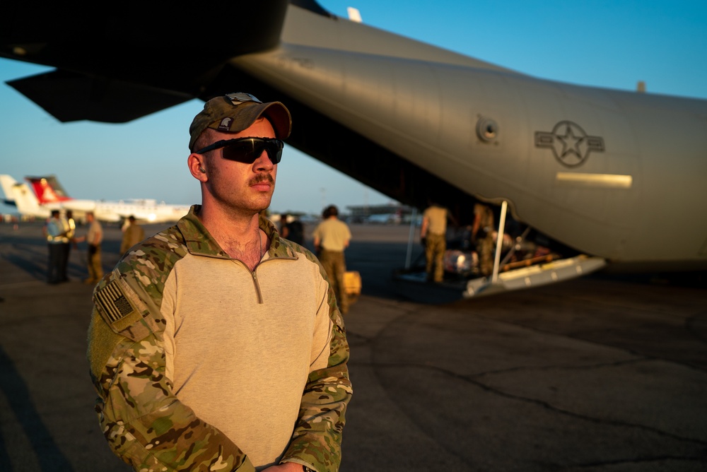 U.S. Military Delivers Humanitarian Relief Supplies In Mozambique