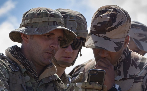 US Army Africa CG tours Moroccan FTX