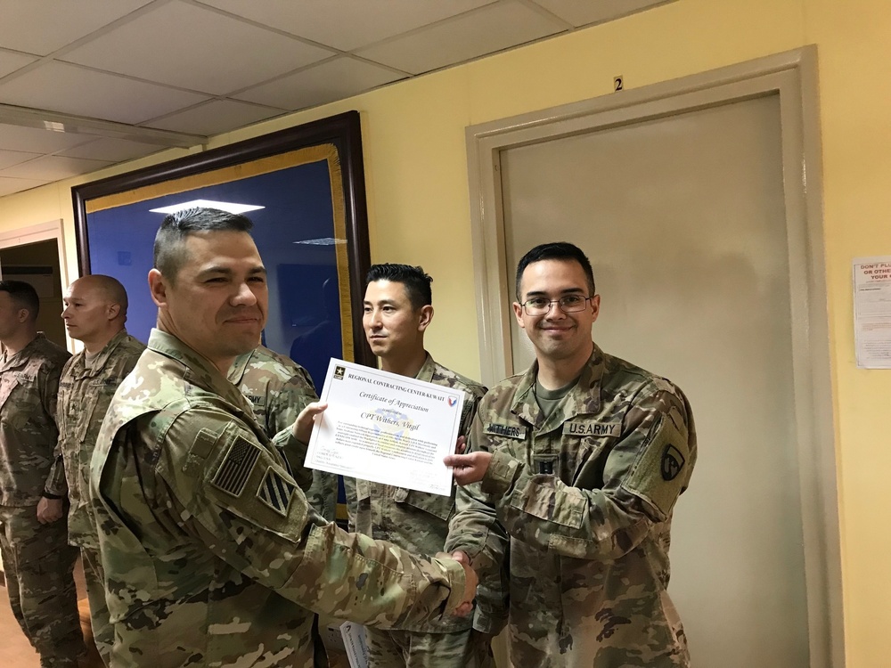 Command Coin &amp; Certificate of Appreciation