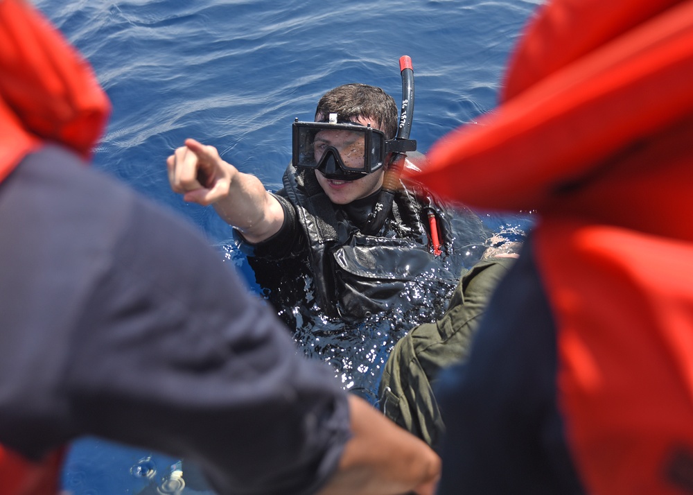 USS Blue Ridge (LCC 19) Conducts Small Boat Operations