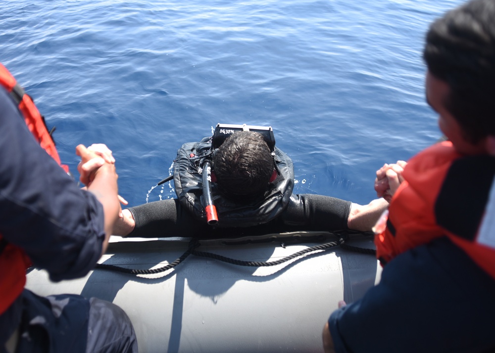 USS Blue Ridge (LCC 19) Conducts Small Boat Operations