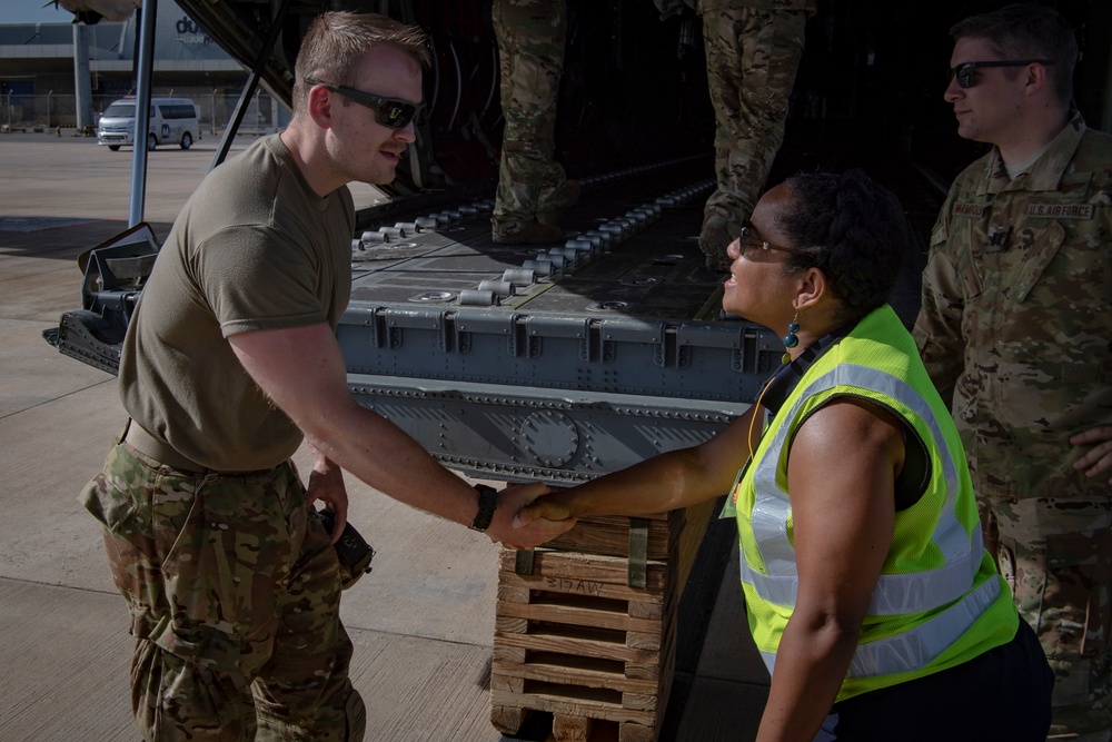 75th EAS Delivers World Food Program Aid from South Africa