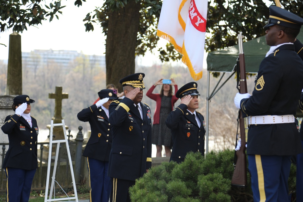 President John Tyler wreath laying ceremony