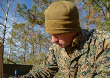 Ammunition Company constructs Field Ammunition Supply Point to support 2nd Marine Division