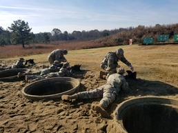 716th Military Police Battalion assist with ROTC M4 qualification Range