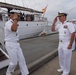 Spanish Royal Navy Tall Ship Docks at NAS Pensacola