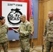 Task Force Cavalier Coin Presentation for Spc. Tiffani Keenan and Spc. Corey Burdeski