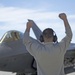 Air Force Reserve maintainers marshal F-22s March 9