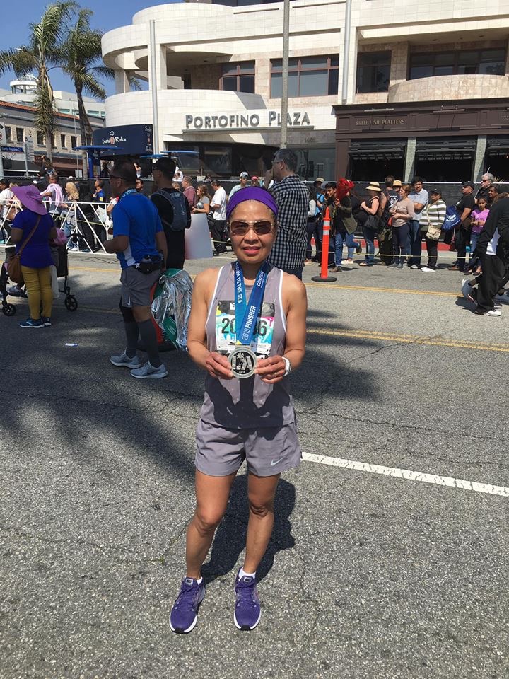 Rose Schwartz completes first marathon