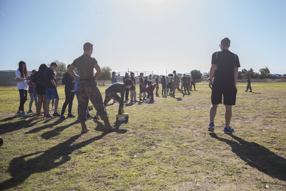 DAY 3: MACS-1 Hosts Marine Week at Ron Watson Middle School