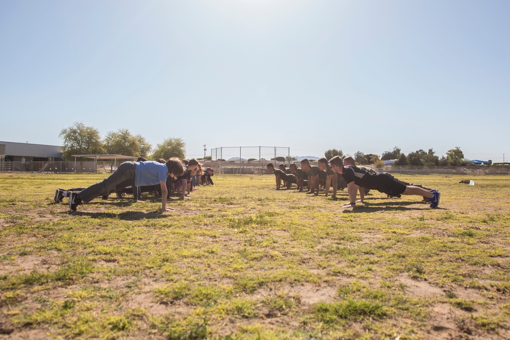 DAY 3: MACS-1 Hosts Marine Week at Ron Watson Middle School