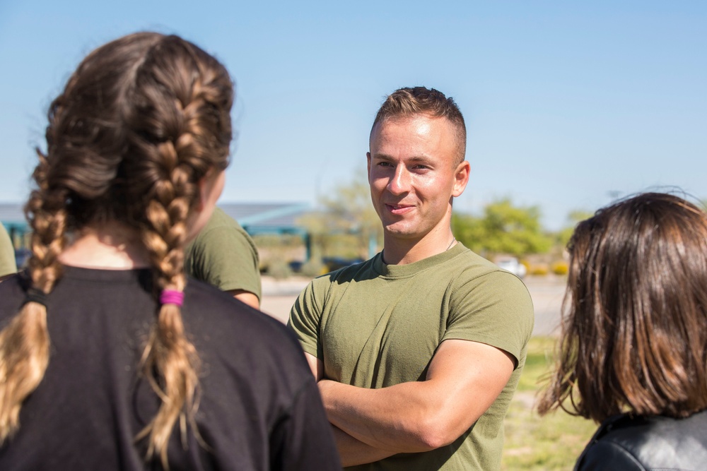 DAY 3: MACS-1 Hosts Marine Week at Ron Watson Middle School