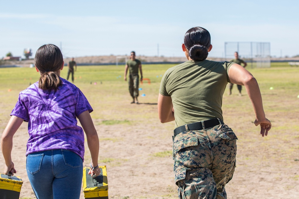 DAY 3: MACS-1 Hosts Marine Week at Ron Watson Middle School