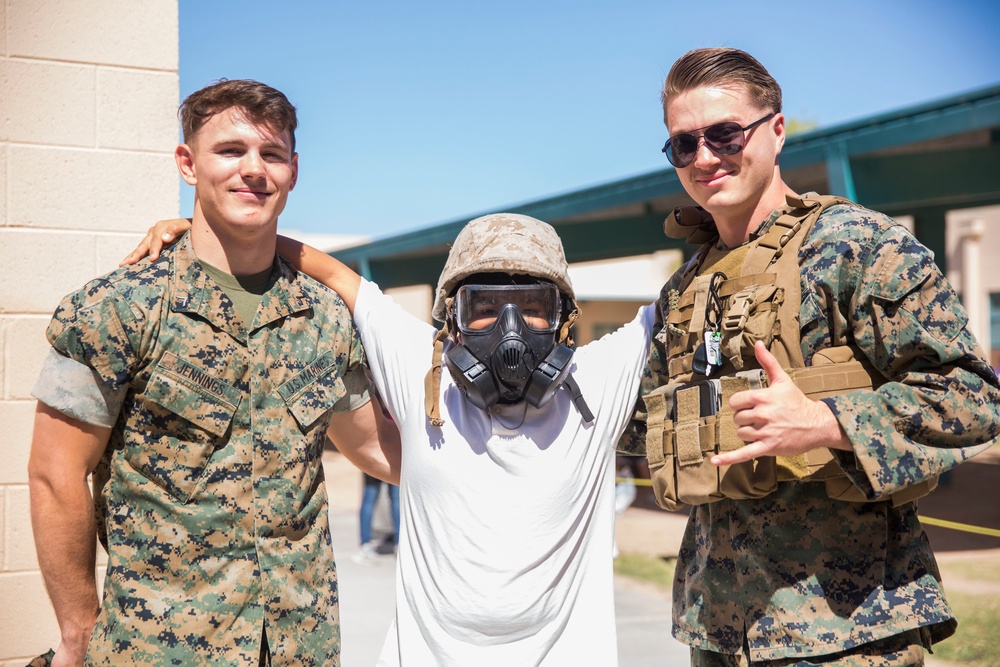 DAY 3: MACS-1 Hosts Marine Week at Ron Watson Middle School