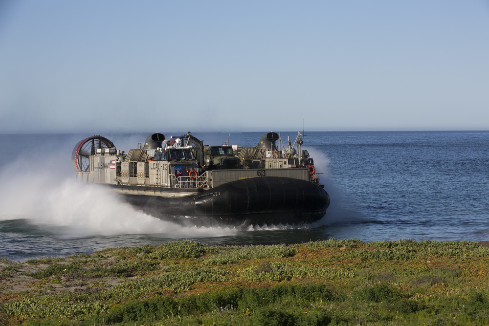 LCAC Landing at San Clemente Island during Pacific Blitz 19