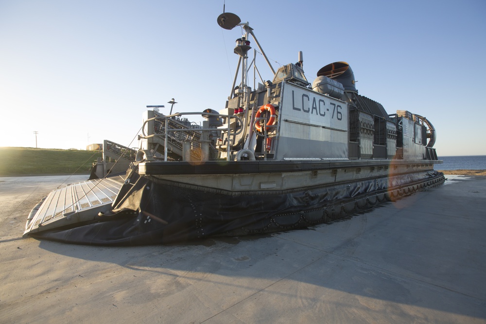 LCAC 76 at San Clemente Island during Pacific Blitz 19