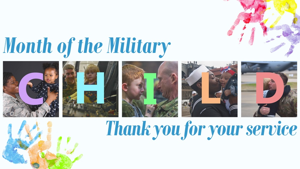 Month of the Military Child Graphic