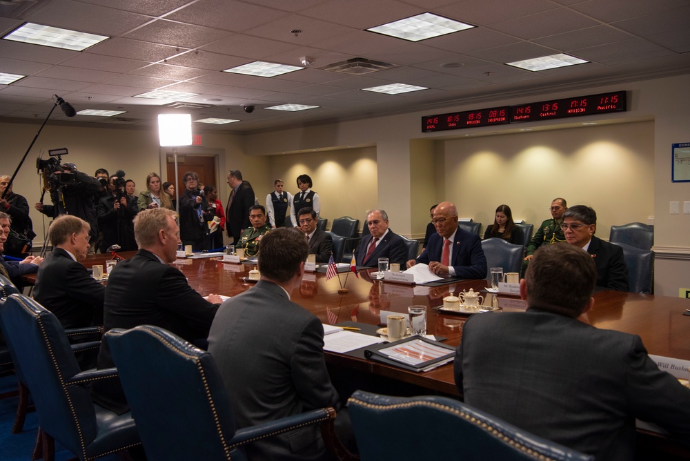 U.S. Acting Secretary of Defense Hosts Secretary of National Defense of the Philippines