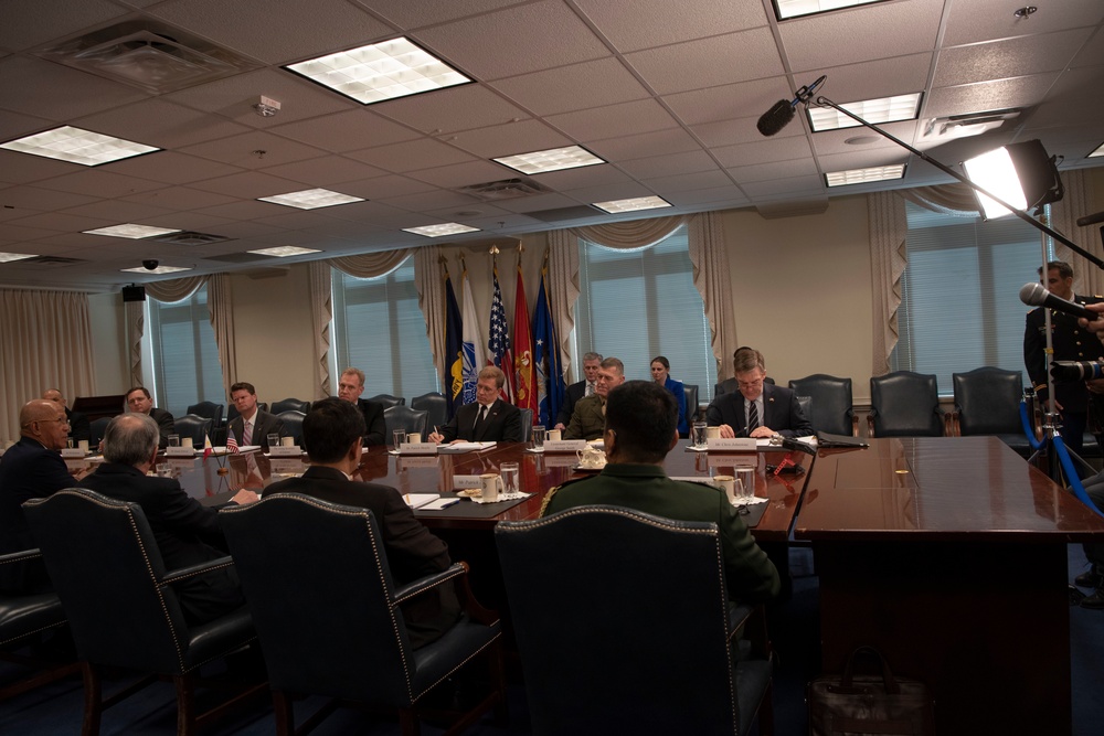 U.S. Acting Secretary of Defense Hosts Secretary of National Defense of the Philippines