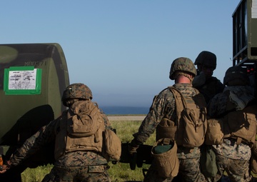 U.S. Marines Attach Water Bowl to 7-Ton