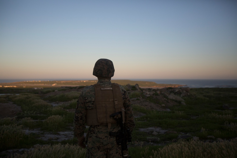 U.S. Marine During Early Morning at San Clemente Island, Pacific Blitz 19