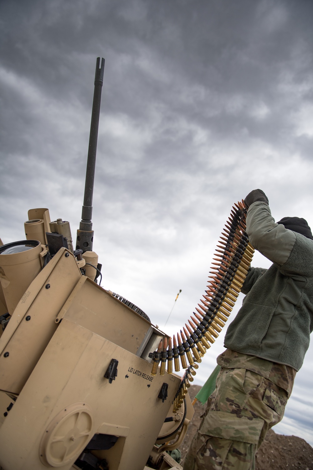 Tank Live-Fire Under the Storm