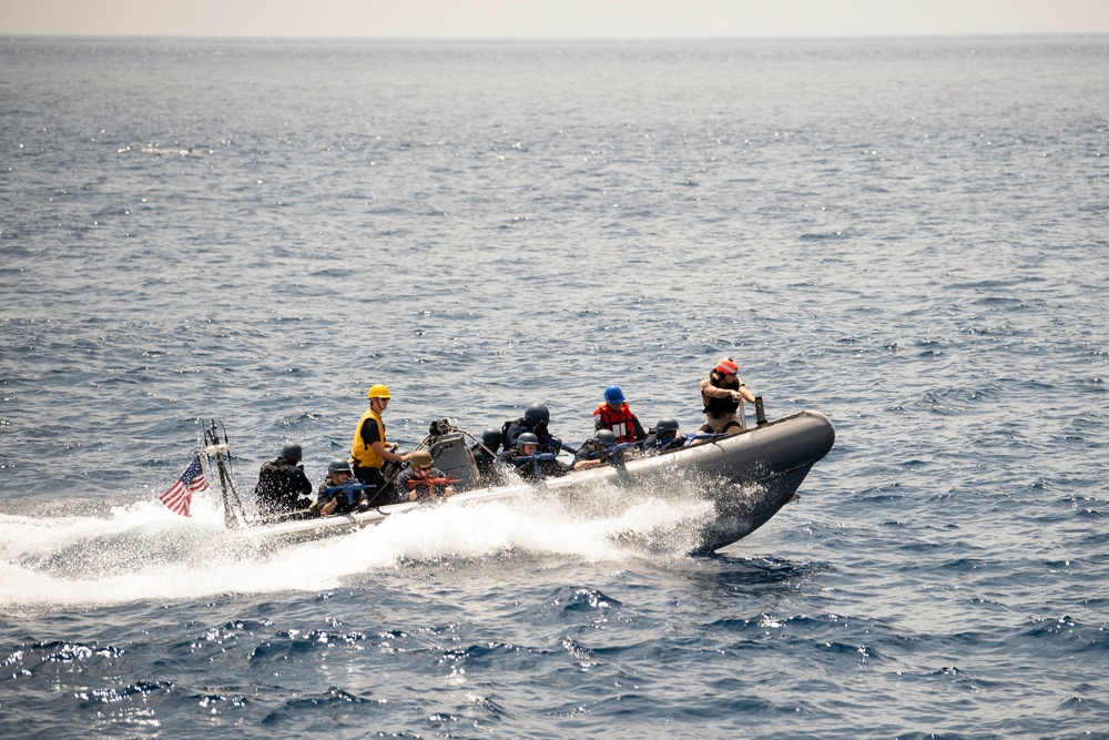 USS Preble Runs Visit Board Search and Seizer (VBSS) Drills