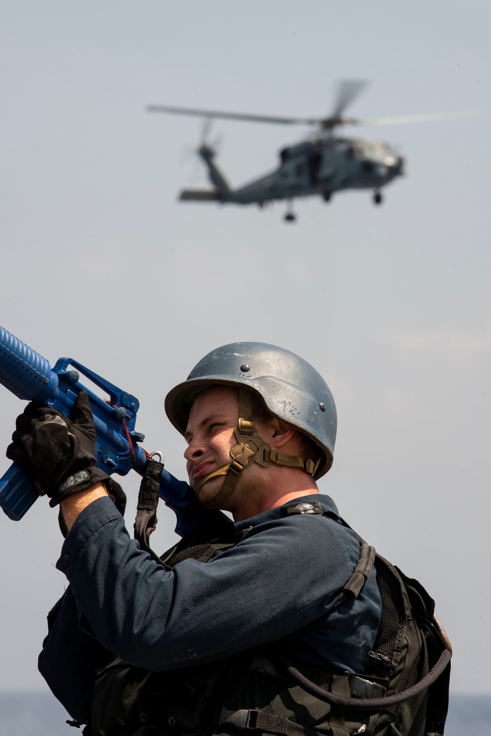 USS Preble Runs Visit Board Search and Seizer (VBSS) Drills