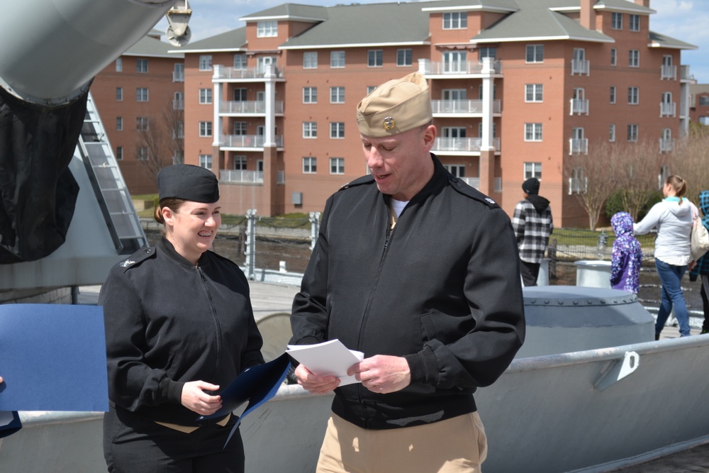 CTR1 Roy Re-enlistment