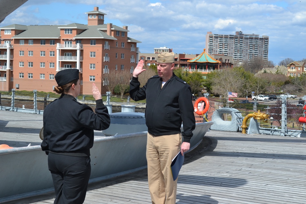 CTR1 Roy Re-enlistment