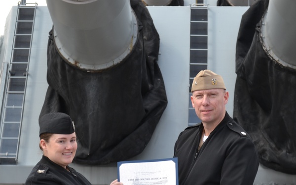 CTR1 Roy Re-enlistment