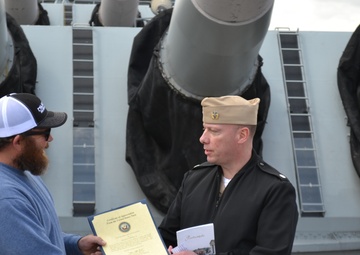 CTR1 Roy Re-enlistment Ceremony