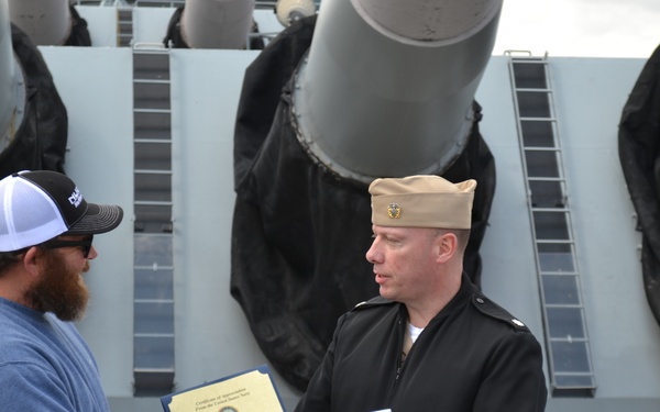 CTR1 Roy Re-enlistment Ceremony