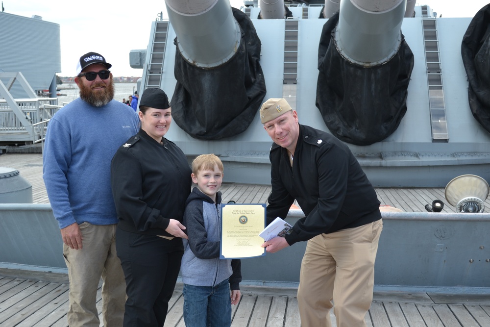 CTR1 Roy Re-enlistment Ceremony