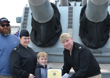 CTR1 Roy Re-enlistment Ceremony