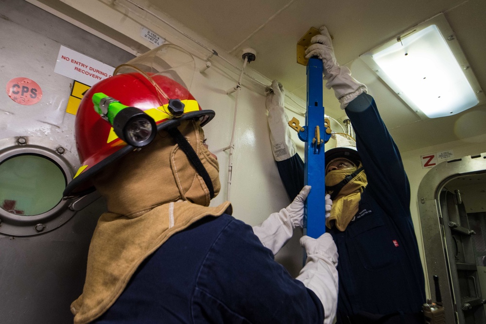 USS Zumwalt Holds General Quarters Drill