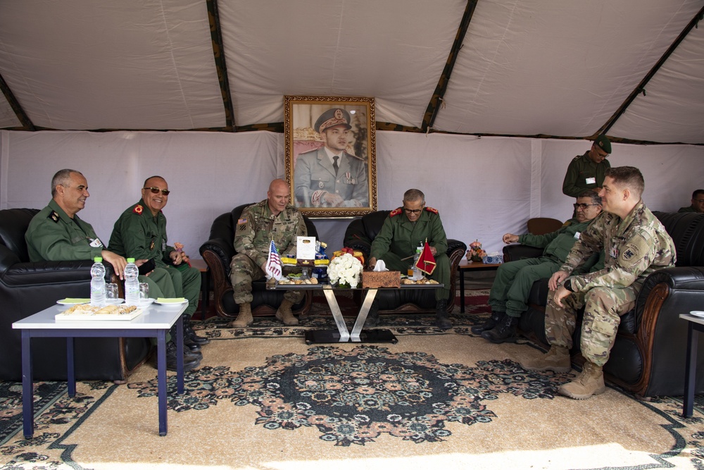 USARAF Commanding General visits Tifnit FTX
