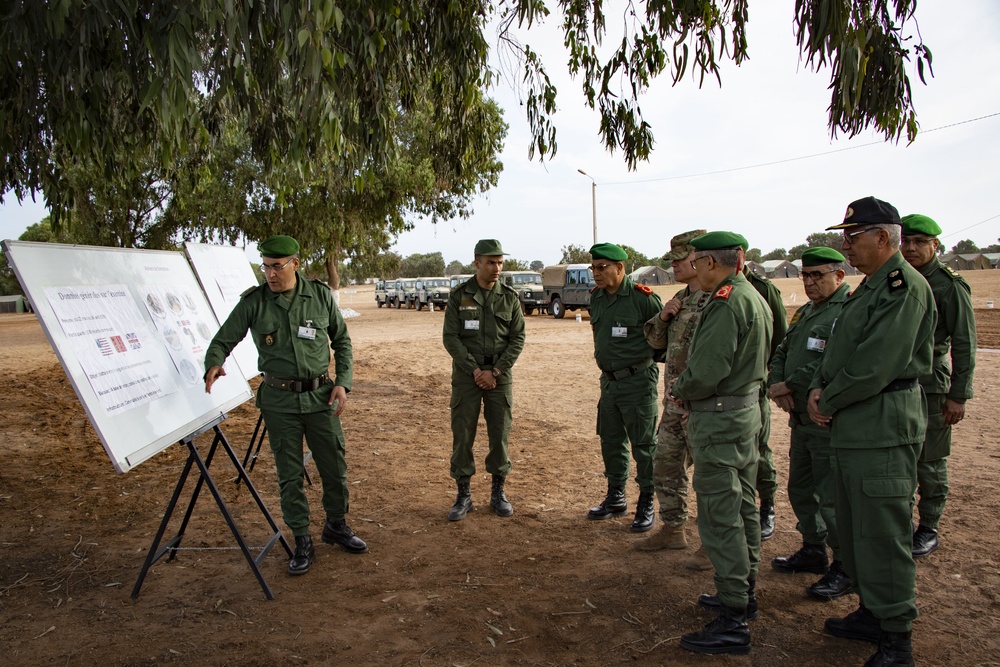USARAF Commanding General visits Tifnit FTX