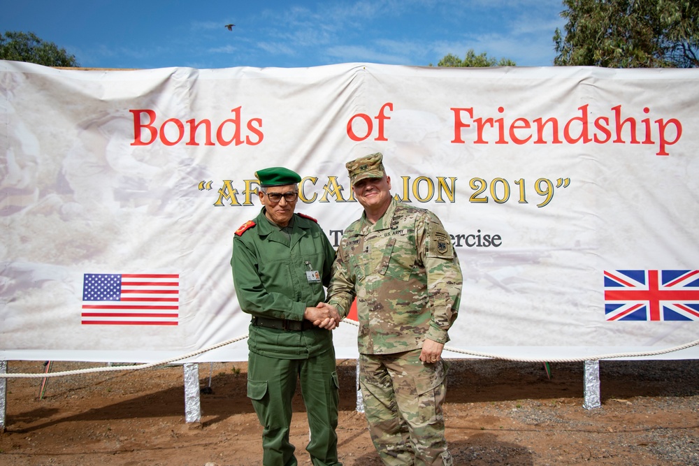 USARAF Commanding General visits Tifnit FTX