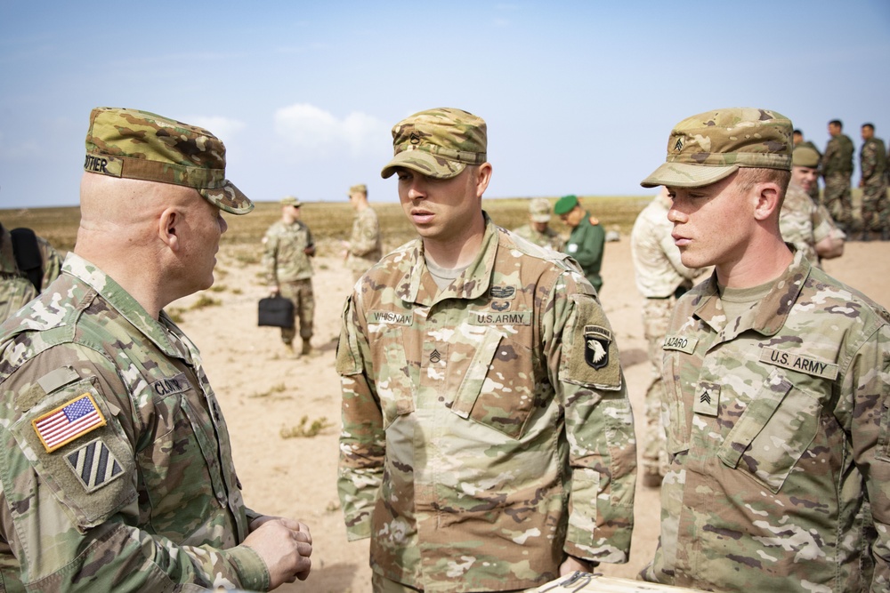 USARAF Commanding General visits Tifnit FTX