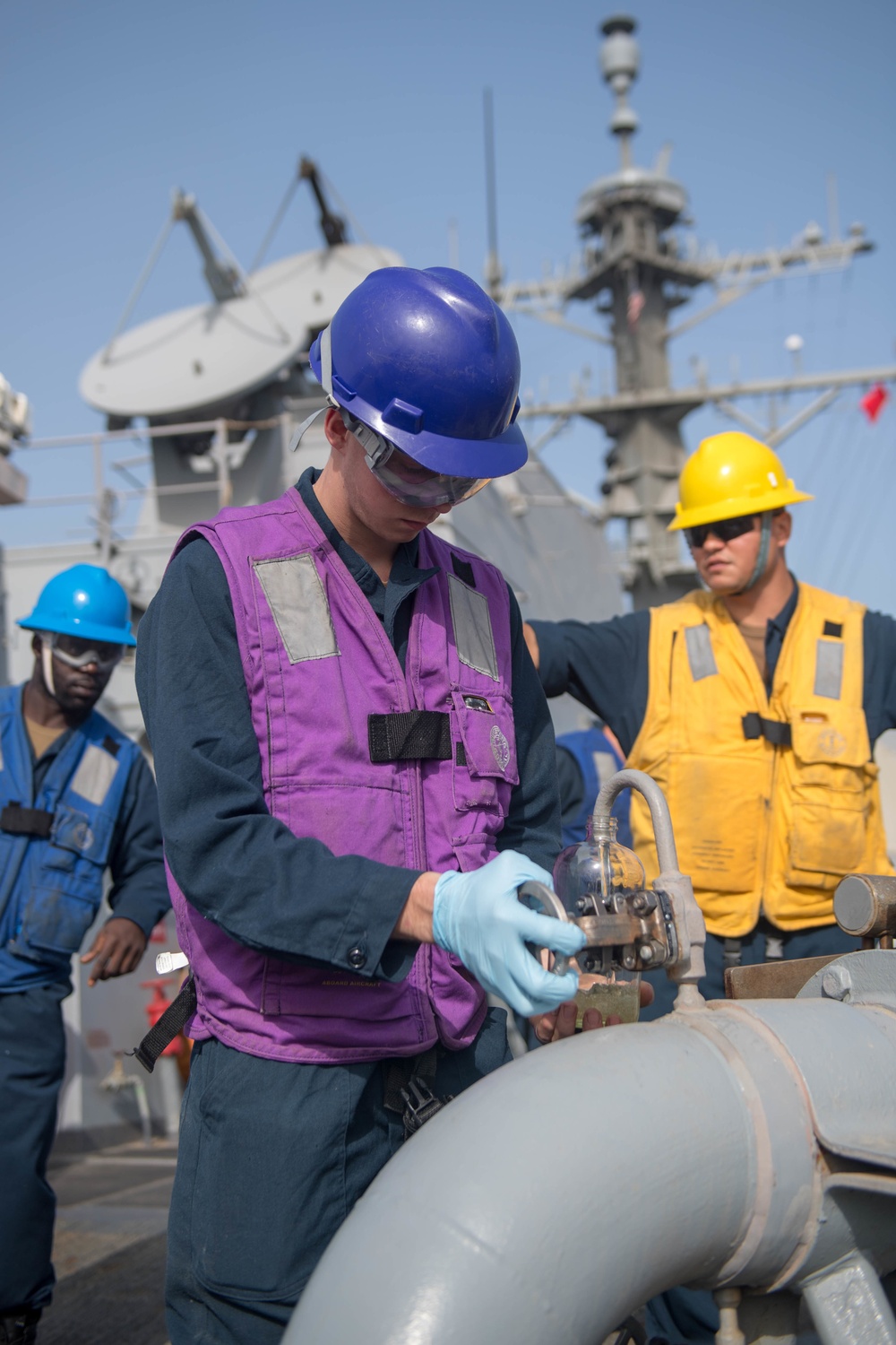 Stockdale Replenishes at Sea with USNS Kanawha