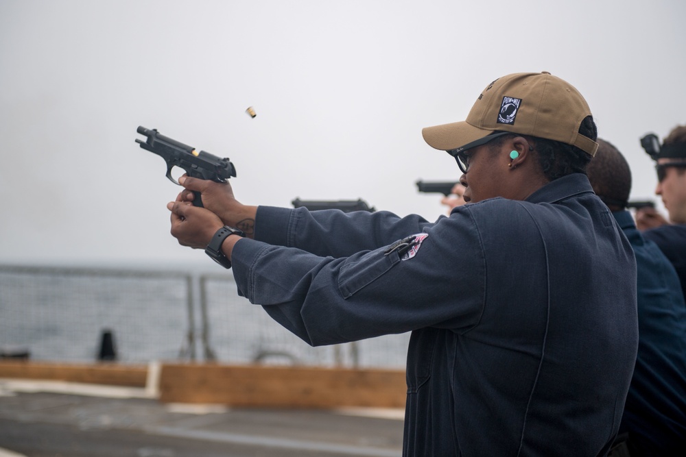 Stockdale M9 Pistol Qualification Live-Fire Exercise