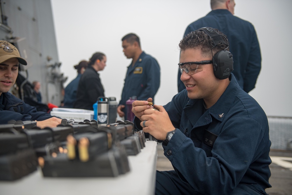 Stockdale M9 Pistol Qualification Live-Fire Exercise